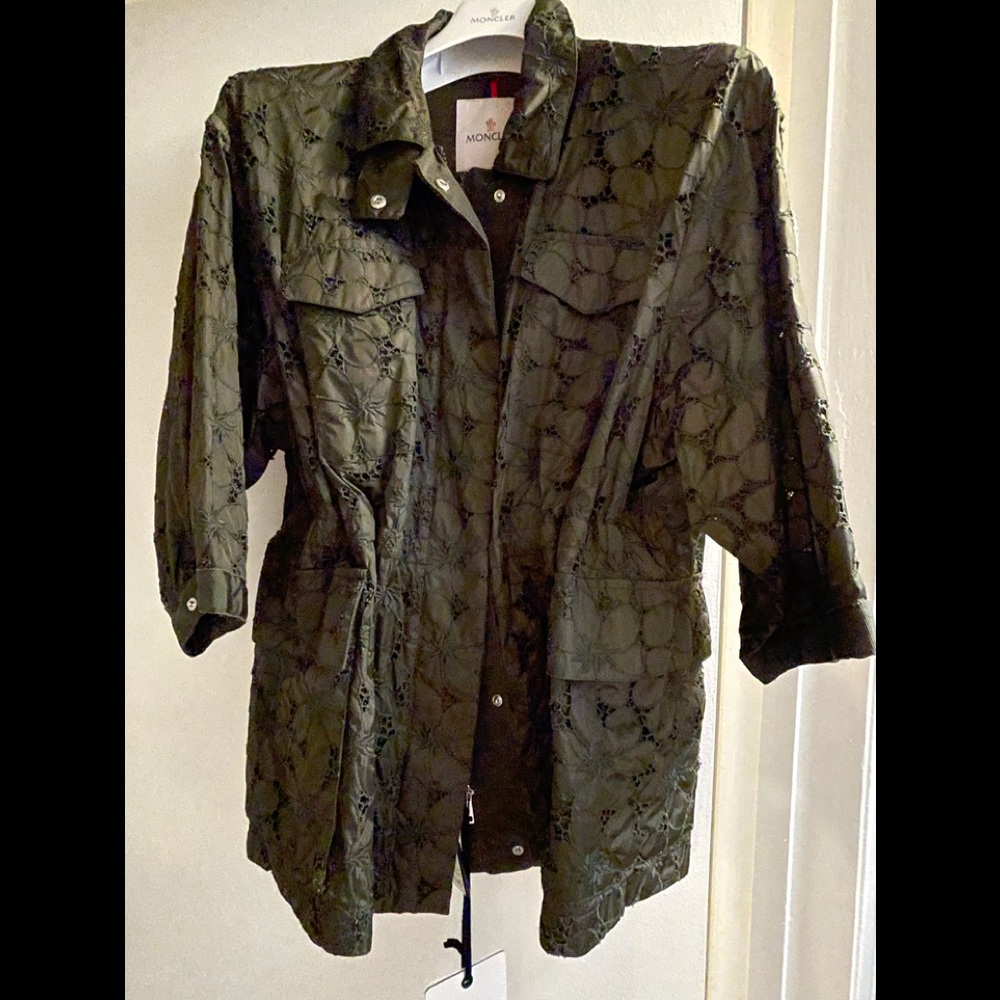 Moncler lightweight windbreaker size 2